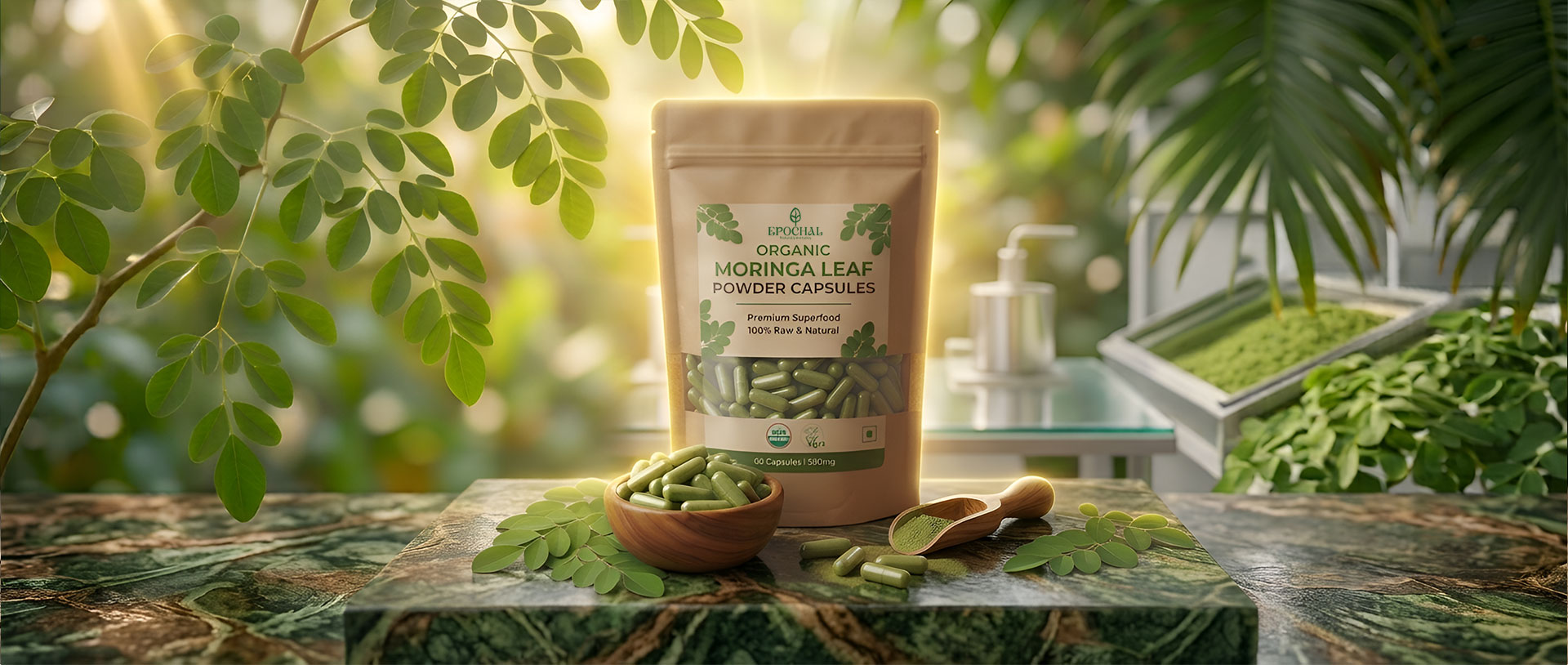 Moringa Leaf Powder Capsules